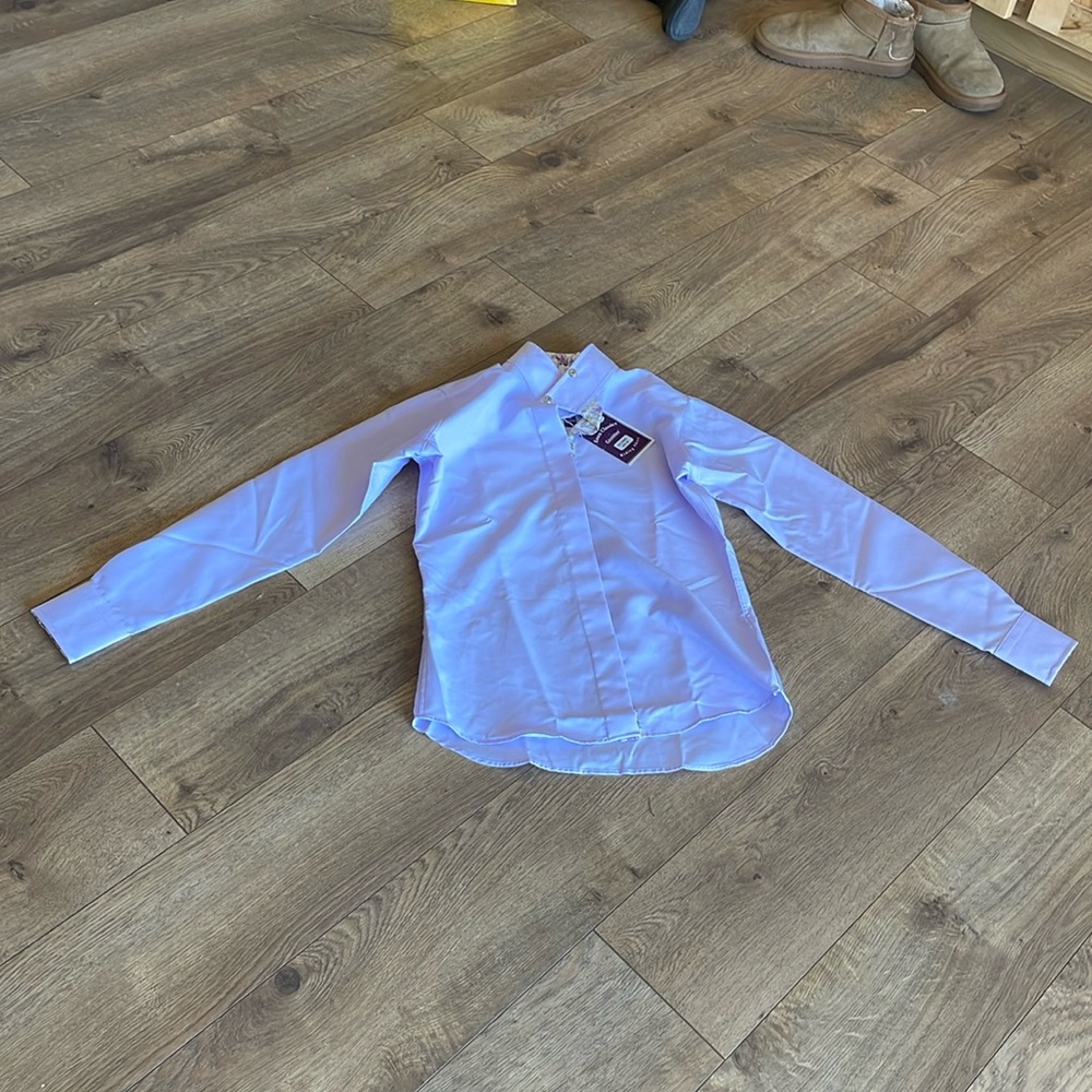 The Essex Classics cool max purple riding shirt
